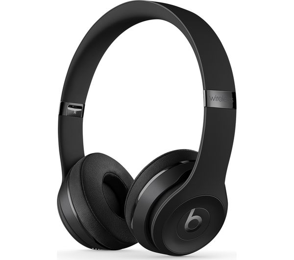 Beats Solo 3 Wireless On-Ear Headphones w/ Apple W1 Chip & 40h Battery - Black