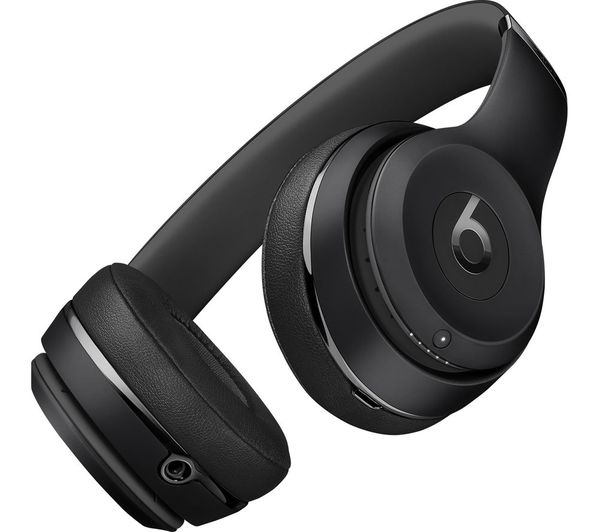 Beats Solo 3 Wireless On-Ear Headphones w/ Apple W1 Chip & 40h Battery - Black