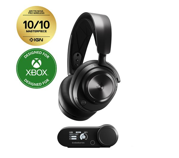 SteelSeries Arctis Nova Pro Wireless PC & Xbox 7.1 Gaming Headset - Black