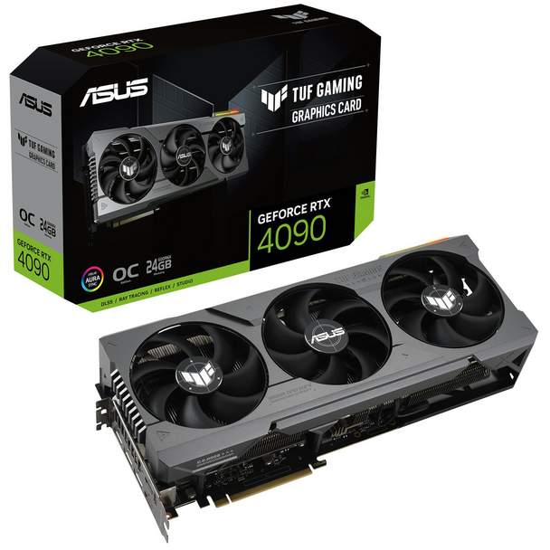 ASUS TUF Nvidia Geforce RTX 4090 OC 24GB GDDR6X Gaming Graphics Card