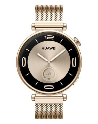 HUAWEI Watch GT 4 41mm Smartwatch Gold Steel GPS Waterproof Fitness Tracker