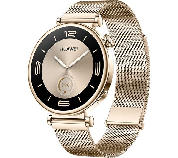 HUAWEI Watch GT 4 41mm Smartwatch Gold Steel GPS Waterproof Fitness Tracker