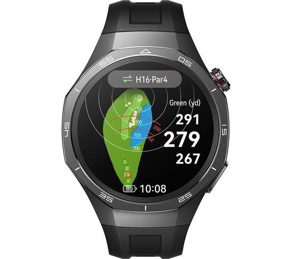 HUAWEI Watch GT 5 Pro 46mm Smartwatch Black Titanium Case ECG GPS 2-Week Battery