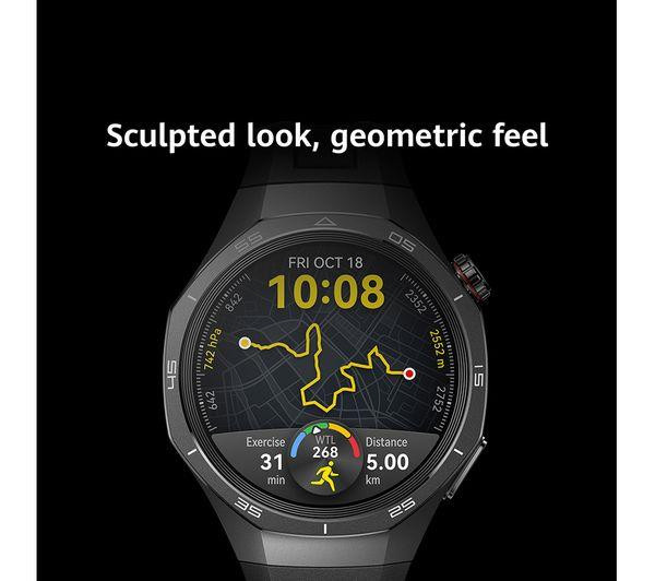 HUAWEI Watch GT 5 Pro 46mm Smartwatch Black Titanium Case ECG GPS 2-Week Battery