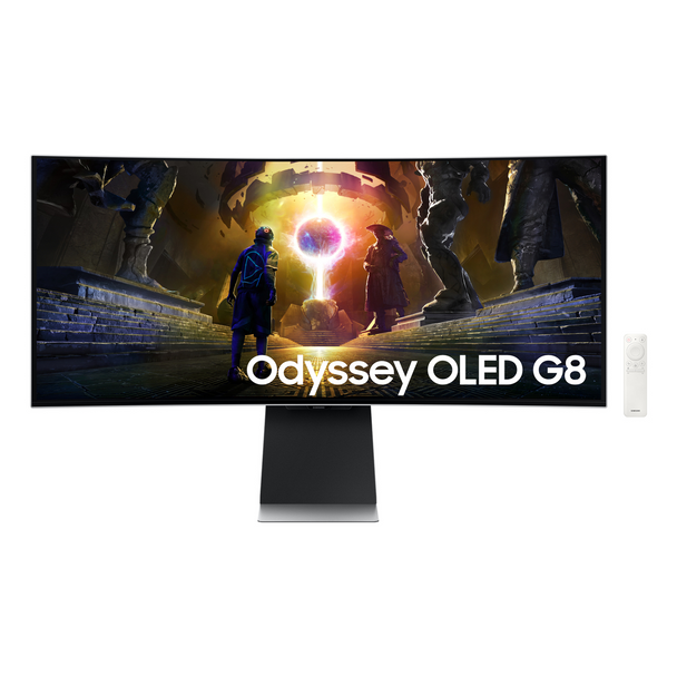 Samsung Odyssey G8 34" Curved UWQHD OLED 175Hz 0.03ms Smart Gaming Monitor