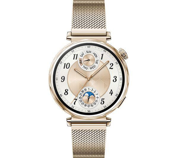 HUAWEI Watch GT 5 41mm Smartwatch Gold Milanese Strap GPS Health Tracking