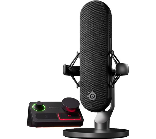 Steelseries Alias Pro XLR Gaming & Streaming Microphone with Stream Mixer Black
