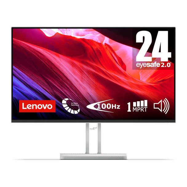 Lenovo L24i-4A 23.8" Full HD IPS Monitor - Grey
