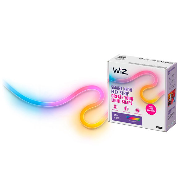 WiZ Neon Flex Strip 3m Smart WiFi RGB LED Light Kit Bendable Shapeable Type-G