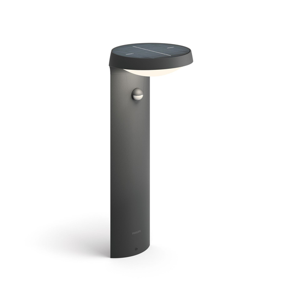 Philips Tyla Solar LED Outdoor Pedestal Light with Motion Sensor Anthracite IP44 – image 2