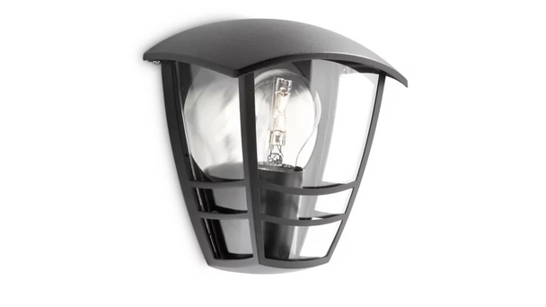 Philips Creek Outdoor Wall Lantern Garden Light Heritage Style Black