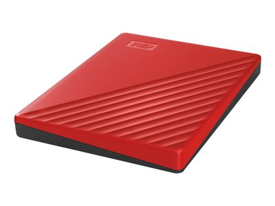 WD My Passport 2TB Portable External Hard Drive Red USB 3.2 Red