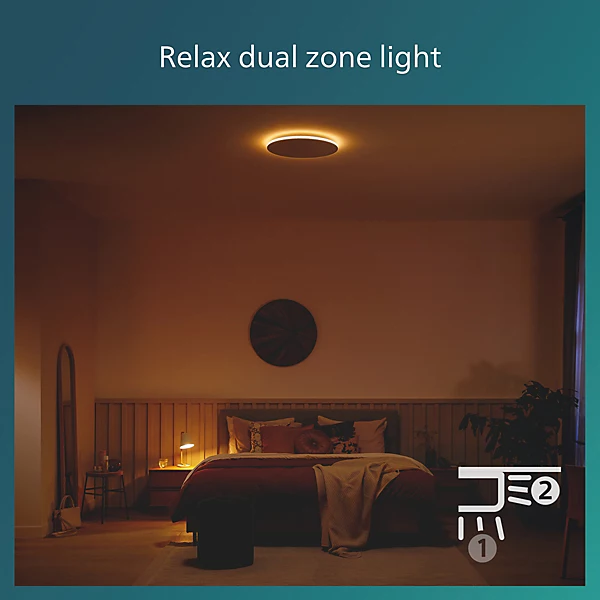 Philips Ozziet CL570 Slim LED Ceiling Light 18W Warm White Flush Ceiling Light – image 6