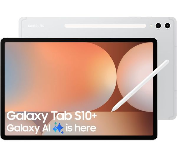 Samsung Galaxy Tab S10+ 12.4" 512GB Wi-Fi Pro Tablet - Silver (SM-X820)