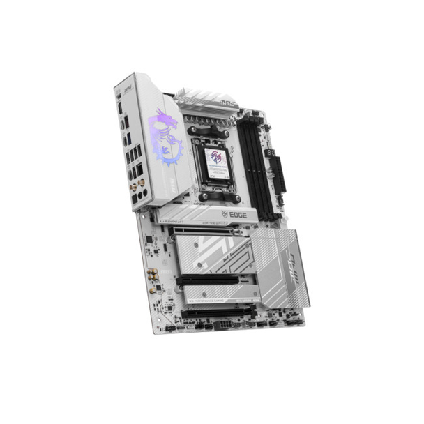 MSI MPG B850 EDGE TI WIFI Motherboard AM5 ATX DDR5 PCIe 5.0 Wi-Fi 7 - White – image 2