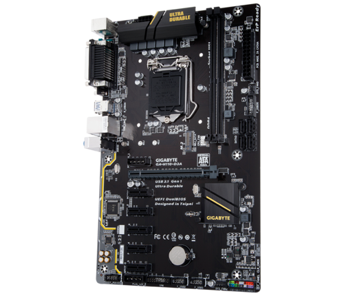 Gigabyte H110-D3A, Intel (LGA1151) DDR4 m.2 GB LAN, ATX Motherboard – image 4