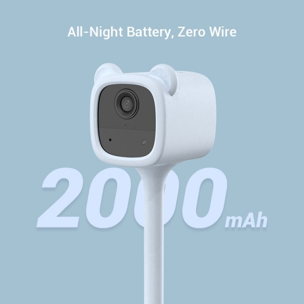 EZVIZ BM1 Wi-Fi Battery Baby Monitor Camera 1080p Crying Detection Night Vision