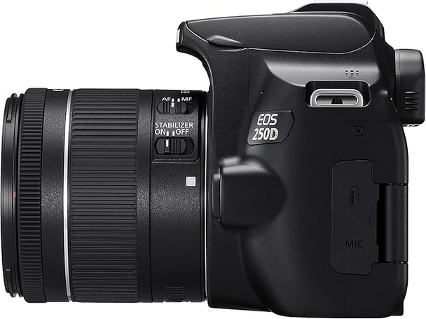 Canon EOS 250D DSLR Camera Body Black 24.1MP 4K Video Wi-Fi Bluetooth 3453C001 Canon EOS 250D DSLR Camera Body Black 24.1MP 4K Video Wi-Fi Bluetooth 3453C001