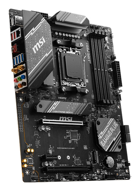 MSI B650 GAMING PLUS WIFI AM5 ATX Motherboard DDR5 PCIe 4.0 2.5G LAN for Gaming
