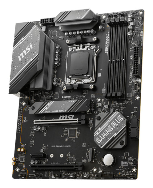 MSI B650 GAMING PLUS WIFI AM5 ATX Motherboard DDR5 PCIe 4.0 2.5G LAN for Gaming