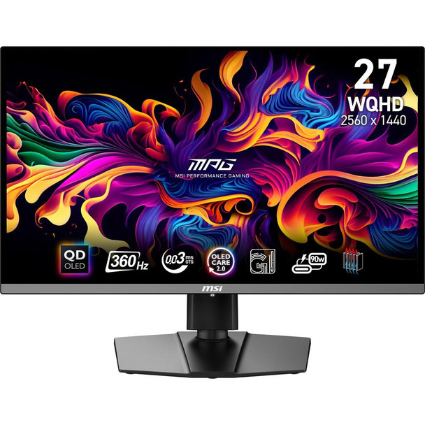 MSI MPG 271QRX QD-OLED Quad HD 26.5" OLED HDR Gaming Monitor