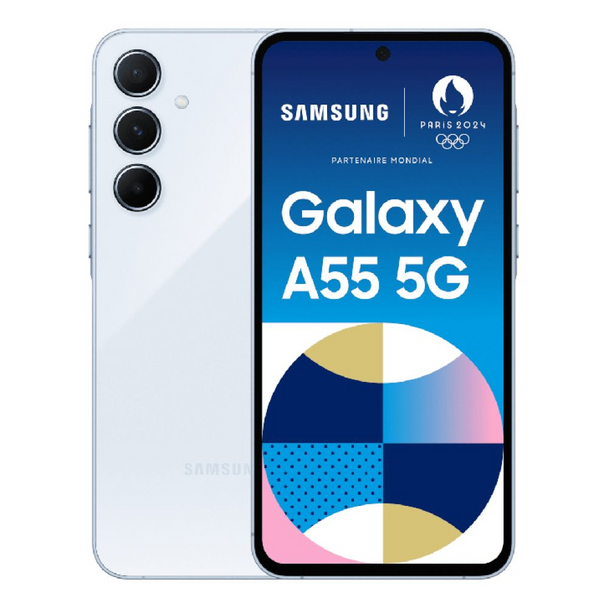 Samsung Galaxy A55 5G 256GB 8GB RAM Awesome Iceblue Unlocked