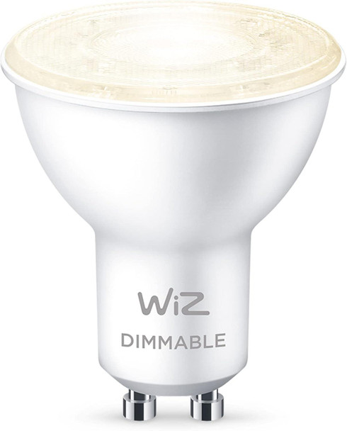 WiZ Wi-Fi BLE 50W GU10 Smart LED Spot Bulb Warm White Dimmable