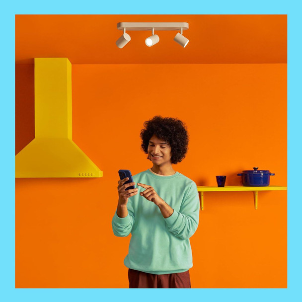 WiZ Wi-Fi BLE 50W GU10 Smart LED Spot Bulb Warm White Dimmable