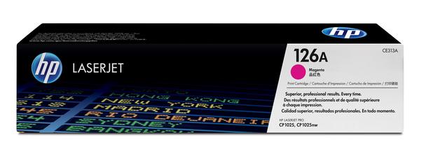 HP 126A Magenta Original LaserJet Toner Cartridge CE313A 1000 Pages