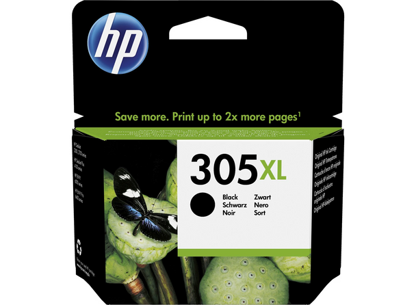 Genuine HP 305XL High Yield Black Ink Cartridge 3YM62AE 240 Pgs DeskJet ENVY