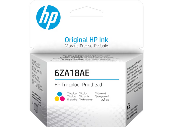 HP 6ZA18AE Tri-Color Printhead Original Replacement for OfficeJet Pro