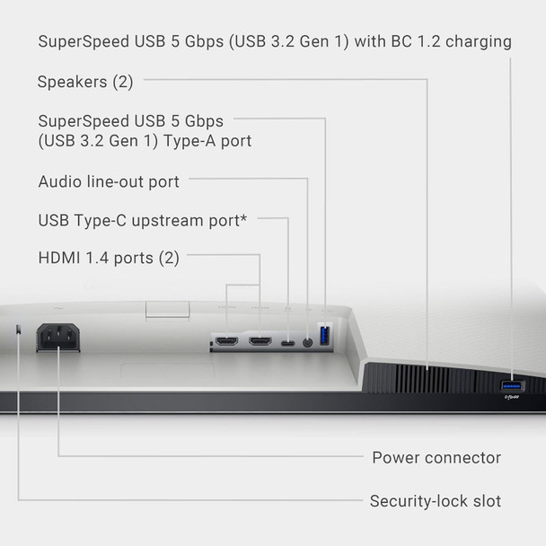 Dell S2722DC 27" QHD USB-C Monitor IPS Height Adjustable