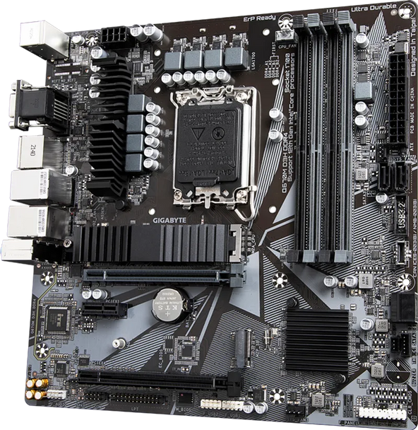 Gigabyte Q670M D3H DDR4 Motherboard LGA1700 Intel vPro Dual LAN Micro-ATX