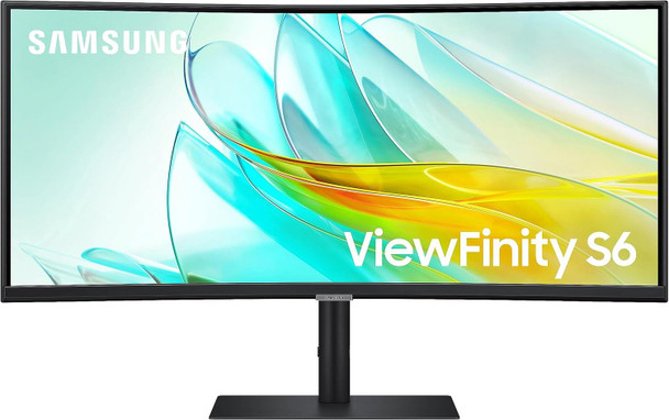 Samsung WQHD Viewfinity S6 34" Monitor 100Hz 3440x1440 Speakers USB-C LAN