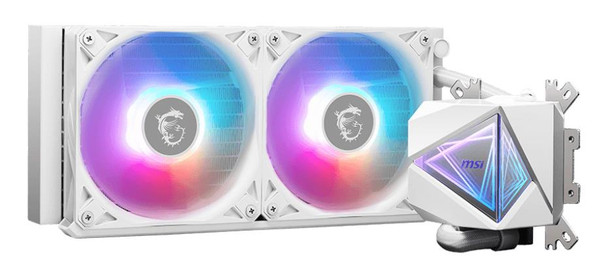 MSI MAG CORELIQUID I240 White 240mm ARGB AIO Liquid CPU Cooler