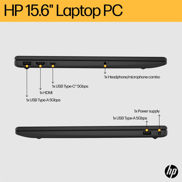 HP 15-fc0017na 15.6" Laptop AMD Ryzen 5 7520U 8GB 256GB Windows 11