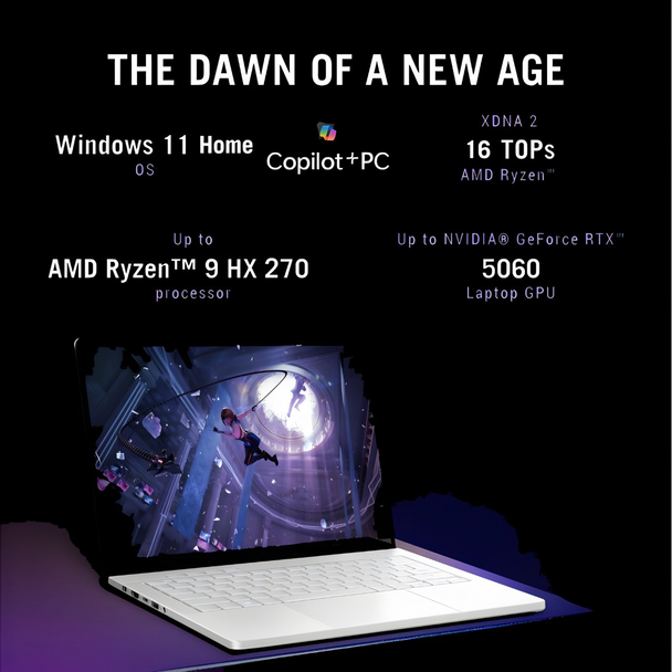 ASUS ROG Zephyrus G14 14" Gaming Laptop AMD Ryzen 9 270 RTX 5060 32GB 1TB OLED