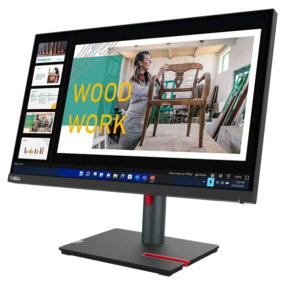 Lenovo ThinkVision P24q-30 23.8" QHD IPS Height Adjustable Professional Monitor