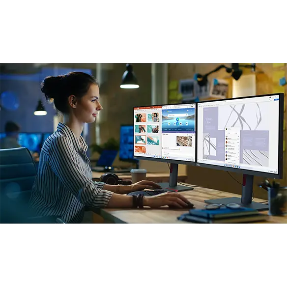 Lenovo ThinkVision P24q-30 23.8" QHD IPS Height Adjustable Professional Monitor