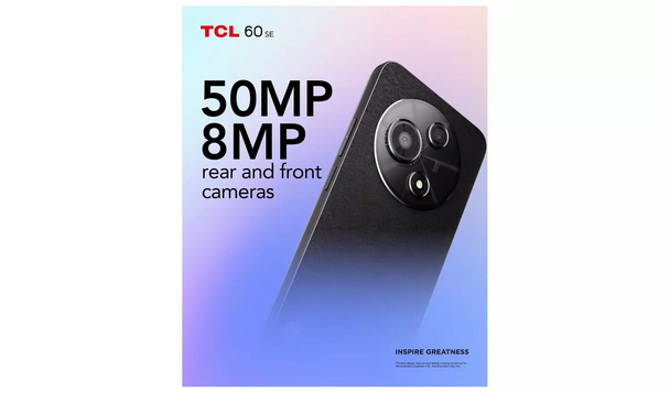 TCL 60 SE 4G Obsidian Black 512GB 8GB RAM 6.7" HD+ 90Hz Smartphone