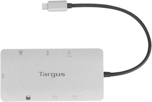 Targus USB-C Dual HDMI 4K Docking Station 100W PD Pass-Thru DOCK423EU Silver