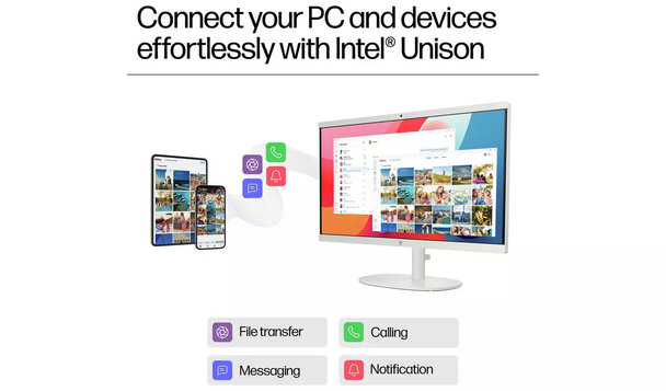 HP 22-dg0007na 21.45" FHD All-in-One PC Celeron N100 8GB 128GB White – image 7