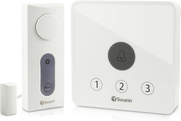 Swann Wireless Home Doorway Gate Alert Kit Security Alarm System DIY