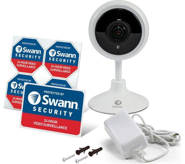 Swann FHD 1080p WiFi Smart Camera With Nightvision & 2-Way Audio - 32 GB