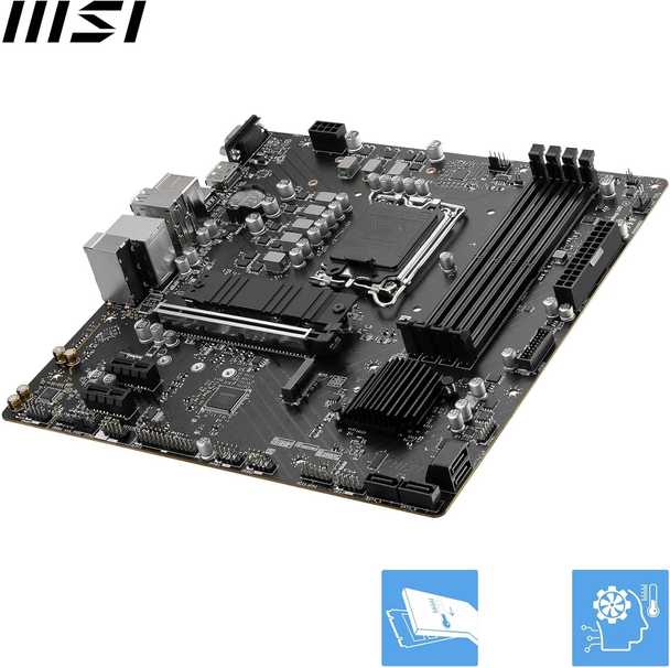 MSI PRO B760M-P Intel LGA1700 DDR5 Micro-ATX Motherboard 2x M.2 – image 5
