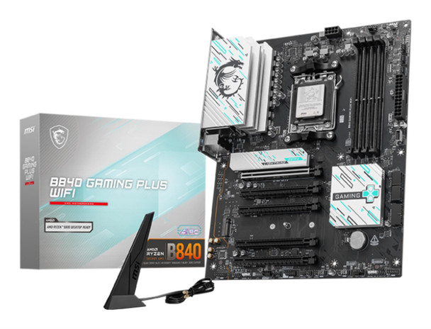 MSI B840 GAMING PLUS WIFI Motherboard AMD AM5 DDR5 WiFi ATX