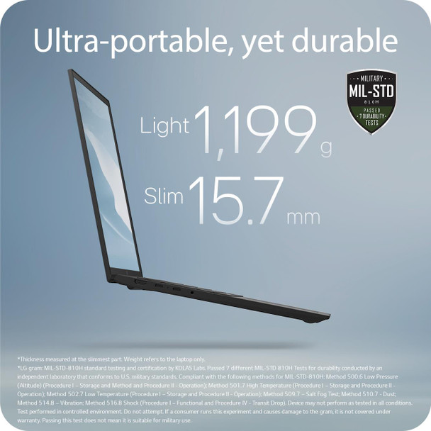 LG gram 16" Laptop Intel Core Ultra 7 255H 16GB RAM 1TB SSD Windows 11