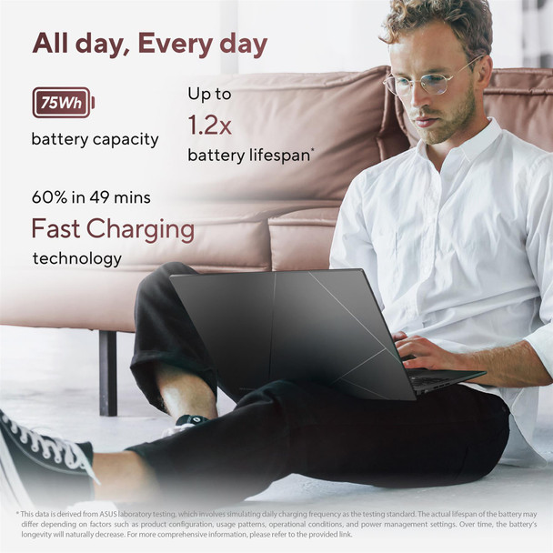 ASUS ZenBook 14" OLED Laptop 3K 120Hz AMD Ryzen AI 7 350 16GB 1TB Win11