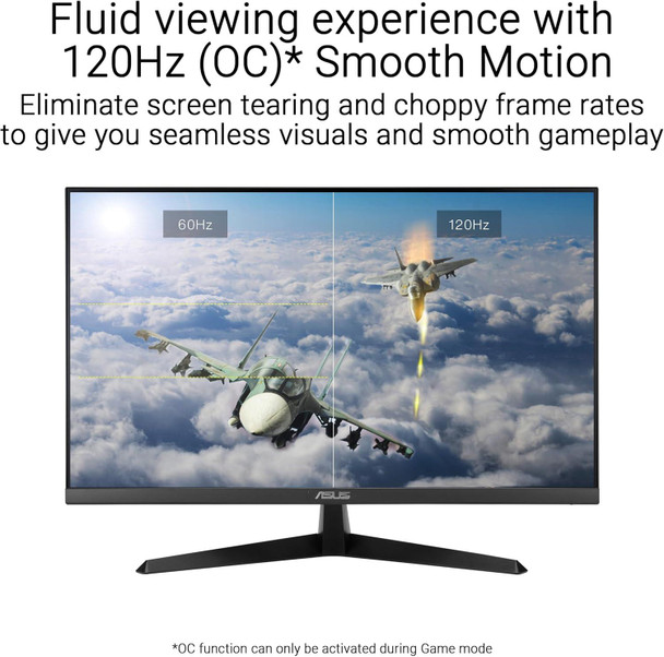 ASUS VY279HGR 27" FHD IPS Eye Care Gaming Monitor 120Hz 1ms