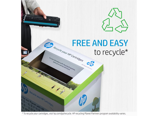 HP 125A Cyan Yellow Magenta Toner Cartridges 3-Pack CF373AM Genuine Original